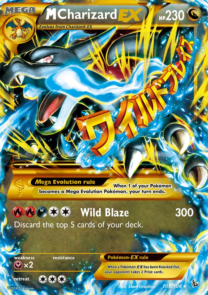 M Charizard EX #108 2014 Pokémon XY Flashfire